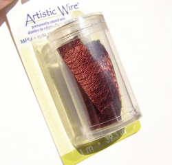Artistic Wire Red Copper Mesh, 10mm, 1-meter