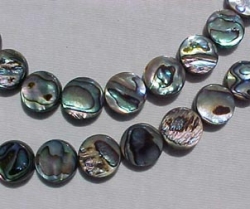 Abalone Coins, 10mm