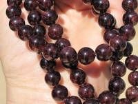 Red Garnet Rounds, 10mm