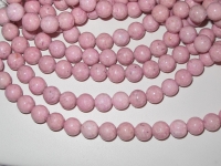 Rose Pink Agate 10mm Rounds