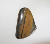 Tigerseye Iron Freeform Pendant, 54mm