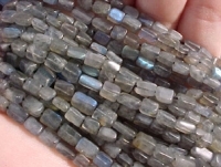 Labradorite Bricks, 7x4mm