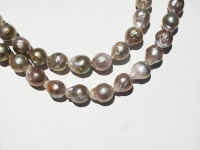 Kasumi Ripple Pearls, 14-15mm baroque