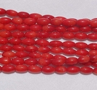 Red Coral Rice, 3x6mm
