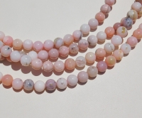 Natural Pink Opal Polished Rounds, 8mm