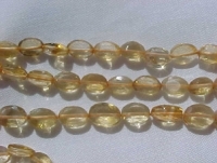 Golden Citrine Faceted Ovals, 6x4mm