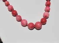 Tie-Dye Jade, Hot Pink Graduated Rounds, 8-15mm
