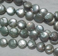 Silvery Sage Coins, 10.5-11mm