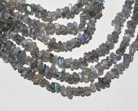 Labradorite Tumbled Chips, 7-9mm