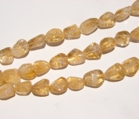 Golden Citrine Light Polished Nuggets, 8x16mm