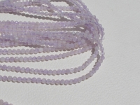 Lavender Quartz Faceted Rounds, 2-2.5mm