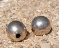 Smooth Sterling Rounds, 4mm, 10 pack