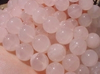 Rose Quartz Polished Rounds, 14mm