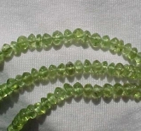 Peridot Rondels, 4.5-5mm