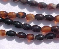 Onyx/Carnelian Barrel, 14x11mm