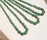 Tsavorite Graduated Polished Ovals