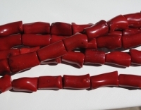 Red Coral Large Branch Pieces, 12x25mm
