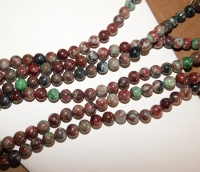Ruby Zoisite Polished Rounds, 10mm