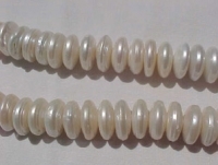 Center Drill White Coin Pearls, 12-13mm