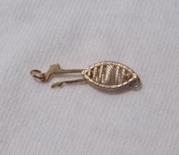 Fishhook CLasp, 10KTYG