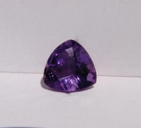 Amethyst Trillion Checkerboard, 8x8mm