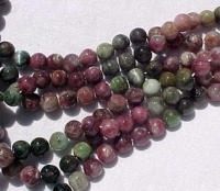 Multi Color Tourmaline Rounds, 9mm