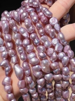 Lilac Orchid Baroque Peanut Pearl, 10-12mm