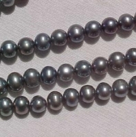 Sharkskin Silver, 5-5.5mm potato