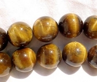 Tigerseye Rounds, 17mm