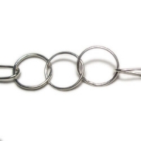 12mm Circle Loop Chain, per inch