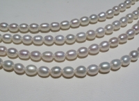 Satin White Short Rice, 6-6.5mm