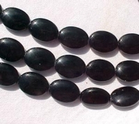 Black Onyx Ovals, 12x16mm