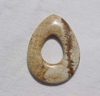 Picture Jasper Teardrop Donut, 50x38mm