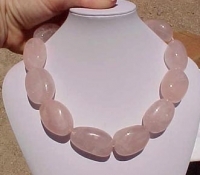 Rose Quartz Polished Nuggets, Jumbo