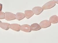 Rose Quartz Faceted Nuggets, 16x24mm