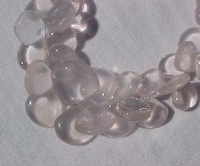 Rose Quartz Polished Briolettes, 8-9mm