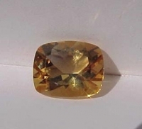 Citrine Cushion Cut, 9x7mm