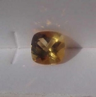 Citrine Cushion Cut, 8x8mm