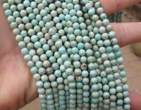 Sky Blue Turquoise Laser Faceted Rounds, 5mm