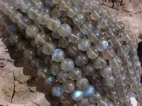 Blue Labradorite Rounds, 2mm 