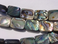 Abalone Rectangles, 14x10mm