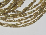 Burnished Gold Biwas, 6x 20mm
