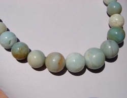 Amazonite Graduated Rounds, 10-18mm