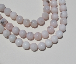 Pink Sheer Opal Rounds, 10mm