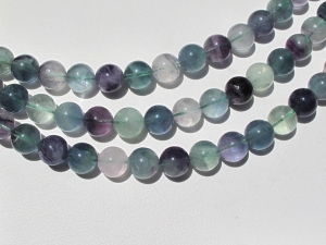 Rainbow Fluorite Polished Rounds, 12mm