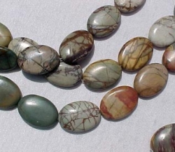 Picasso Jasper Ovals, 30x22mm