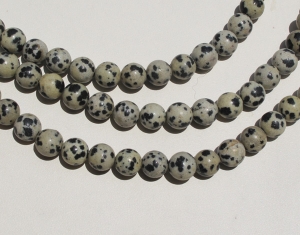 Dalmation Jasper Polished Rounds, 9mm