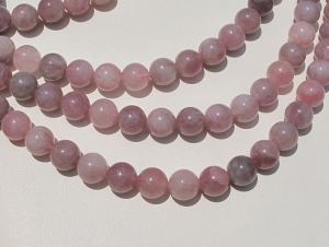 Madagascar Rose Quartz Polished Rounds, 8mm