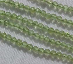 Peridot, 3mm round