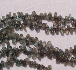 Labradorite Top Drill Teardrop, 8x5mm